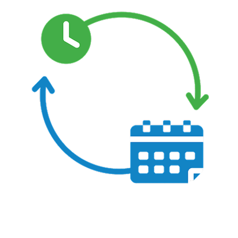 Dosing Scheduling Time And Date Icon